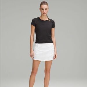 NWT lululemon Pace Rival Mid-Rise Skirt Long White Size 8